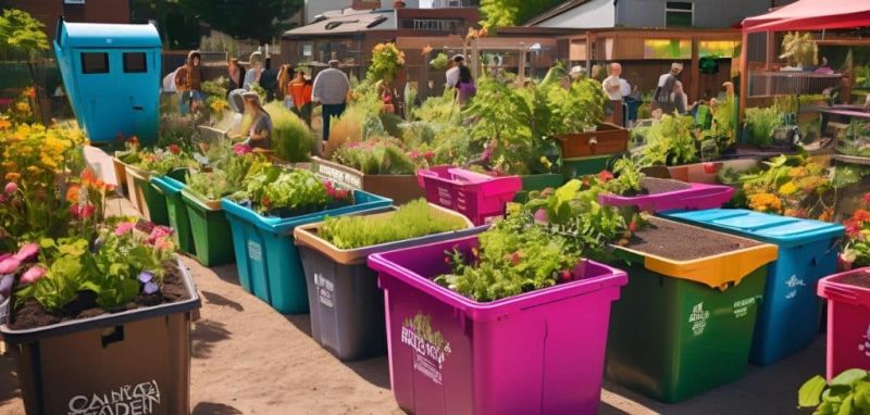 Tour bus with a banner promoting a carbon-neutral music tour