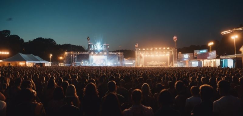 Calendar marked with a content posting schedule