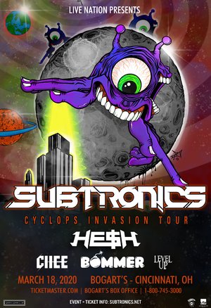 Subtronics 'Cyclops Invasion Tour' - Cincinnati, OH - 03/18