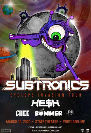 Subtronics 'Cyclops Invasion Tour' - Portland, ME - 03/10 - Event in Portland