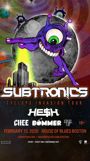 Subtronics 'Cyclops Invasion Tour' - Boston, MA - 02/13 - Event in Boston