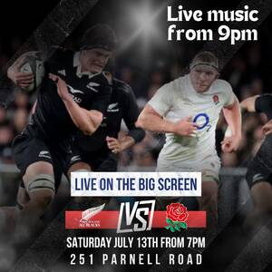 All Blacks Live & Loud + Sam Comery