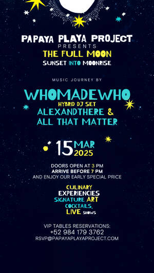PPP- Presents- THE FULL MOON - Music Journey By @WhoMadeWho