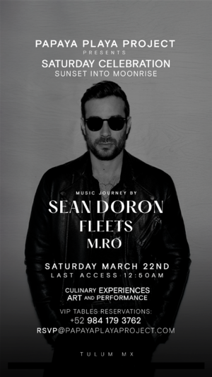 PPP- Presents- SATURDAY CELEBRATION - Music Journey By @SEANDORON