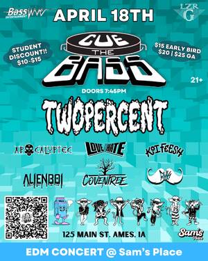 CUE THE BASS: Two Percent