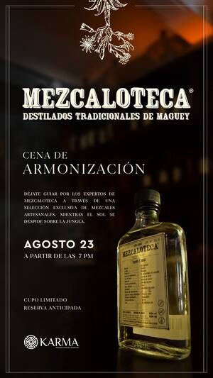 Mezcaloteca | Cena de Armonizaci&oacute;n