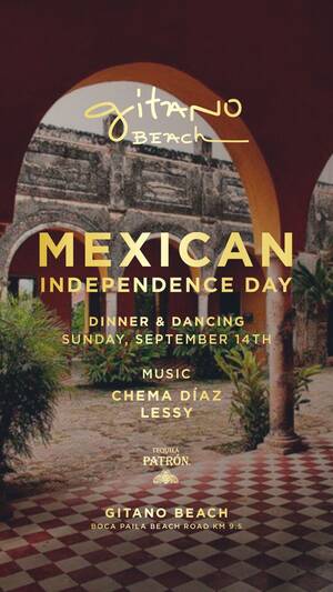 Mexican Independence Day GITANO BEACH