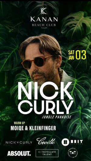Nick Curly at Beach Club Kanan | Jungle Paradise Edition