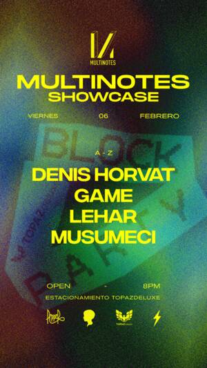 Multinotes Showcase at Topaz