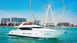 Dubai Marina Private Yacht Tour for 40 Guests 3H + 1H Free Until 30 Sep 2026