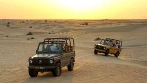 Heritage Evening Desert Safari by Vintage G-Class - Al Marmoom Oasis | Shared