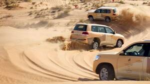 Al Maha - Desert Adventure with Camel Trek, Lunch & Sunset Sundowner
