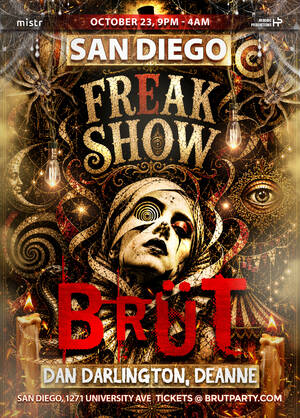 BR&Uuml;T Party - San Diego Halloween
