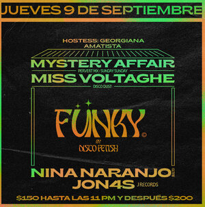 F&uuml;nky by Disco Fetish | 09 de septiembre