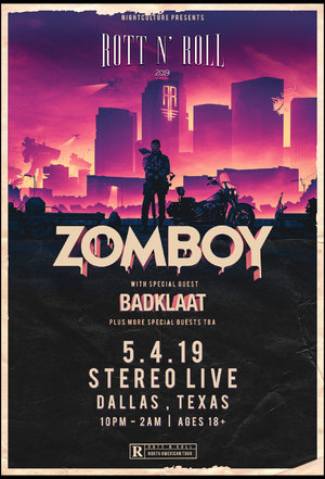 Zomboy Rott N' Roll Tour 2019 - DALLAS, TX