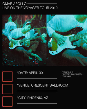 Omar Apollo - The Voyager Tour 2019 - Phoenix
