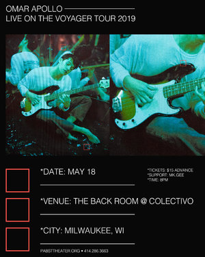 Omar Apollo - The Voyager Tour 2019 - Milwaukee