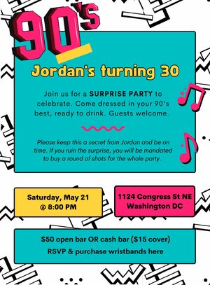 Jordan&rsquo;s 30th birthday surprise!