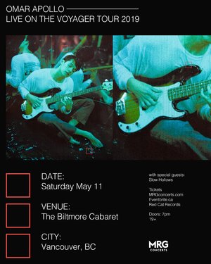 Omar Apollo - The Voyager Tour 2019 - Vancouver