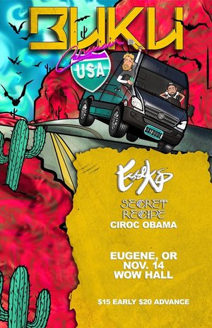 BUKU's 'Crusin' Tour - Eugene, OR - 11/14 - Event in Eugene