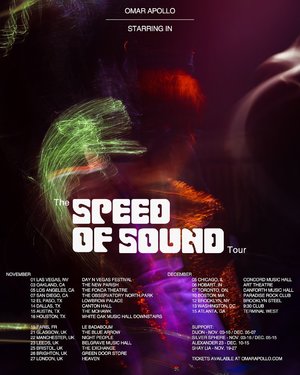 Omar Apollo - The Speed of Sound Tour - Houston, TX