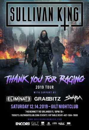 Sullivan King - 'Thank You For Raging' - Orlando, FL - 12/14 - Event in Orlando