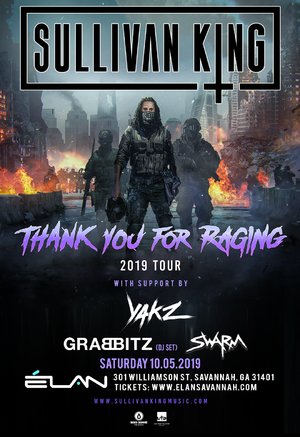 Sullivan King - 'Thank You for Raging' - Savannah, GA - 10/05