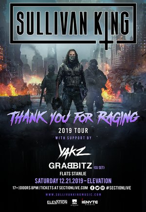 Sullivan King - 'Thank You For Raging' - Grand Rapids, MI - 12/21 - Event in Grand Rapids