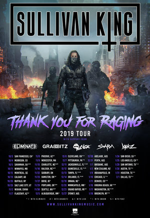Sullivan King - 'Thank You For Raging' - Cleveland, OH - 12/6 - Event in Cleveland