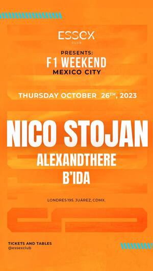 F1 Weekend : Nico Stojan @ Essex